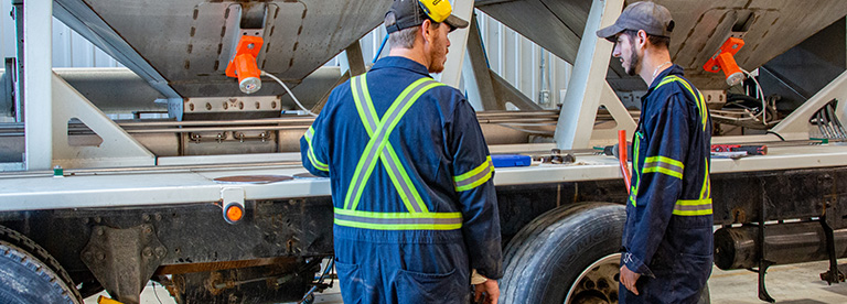 the truck shop team members
